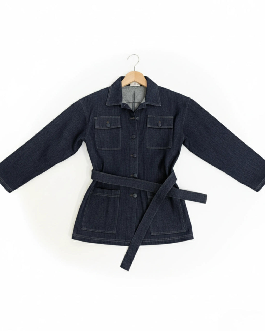 Womens Utilitarion Jacket in Denim