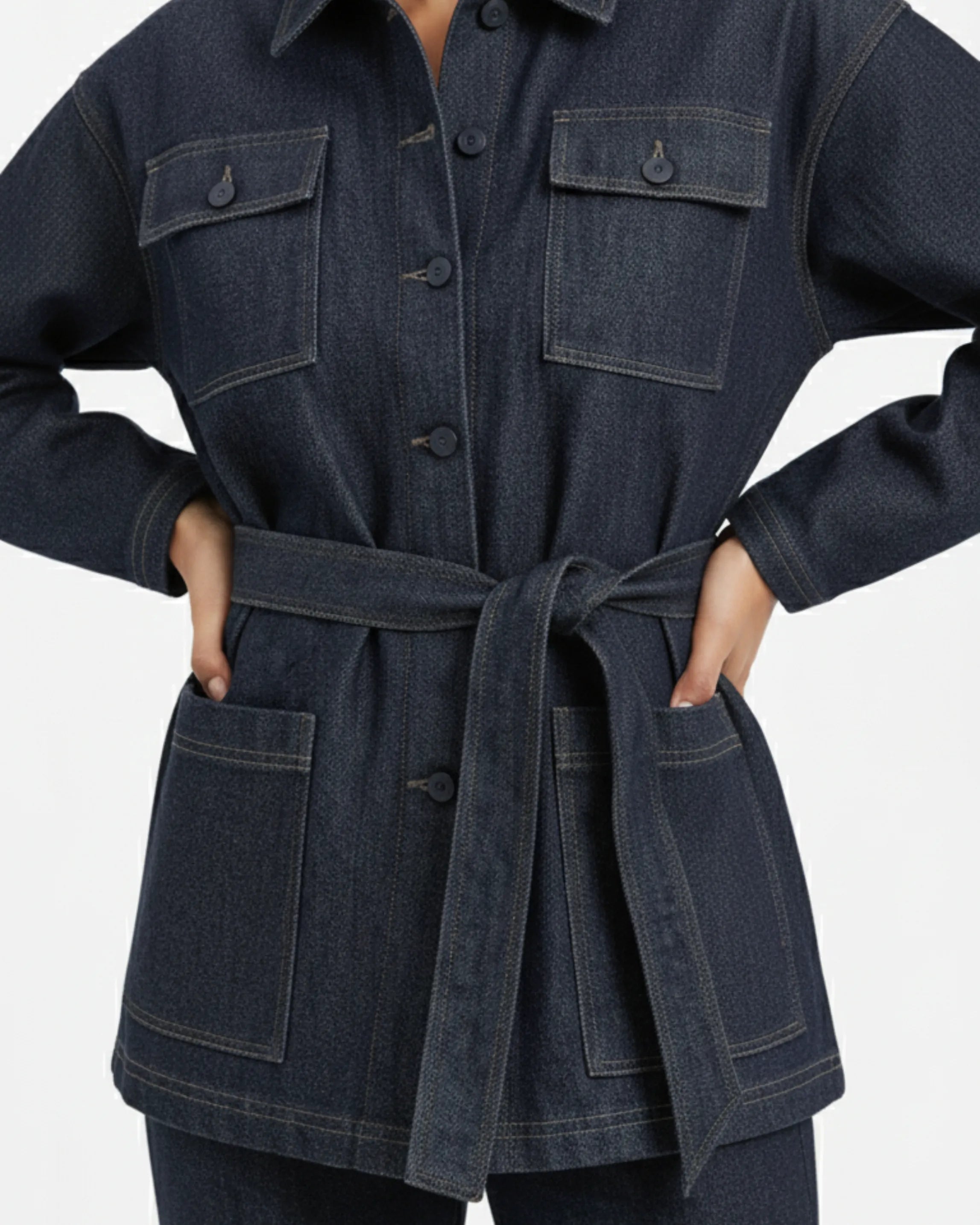 Womens Utilitarion Set in Denim