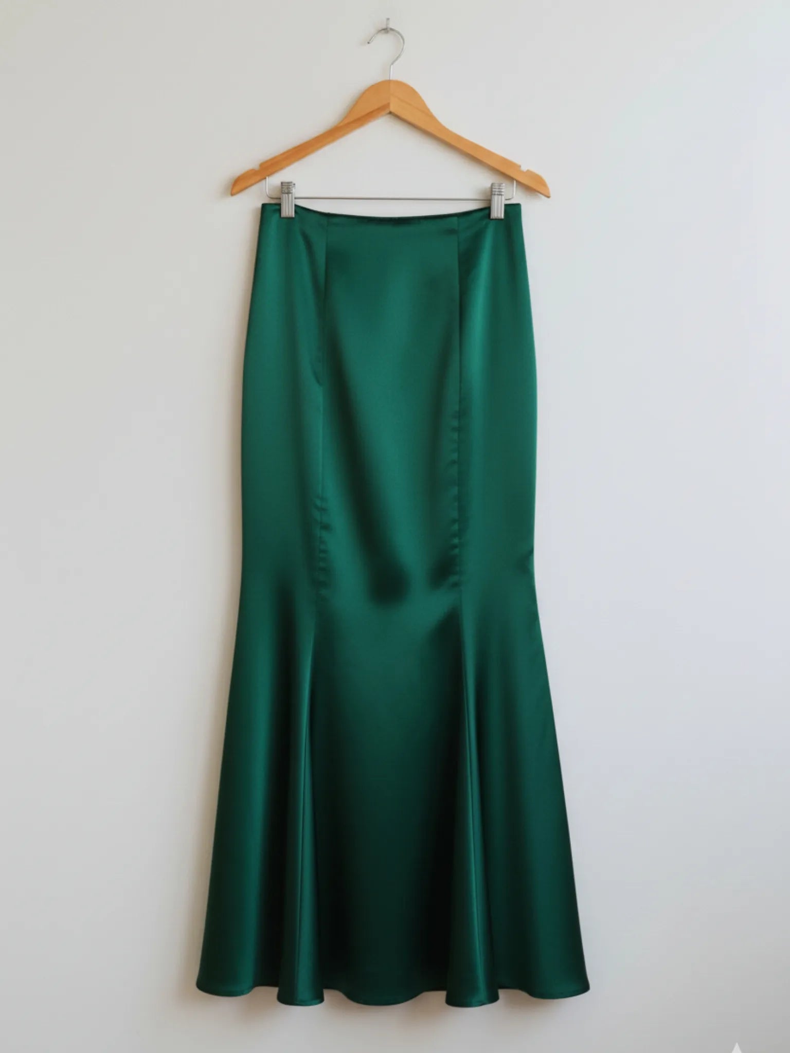 Fit and Flare Premium Silk Full Length Skirt in assorted colors
