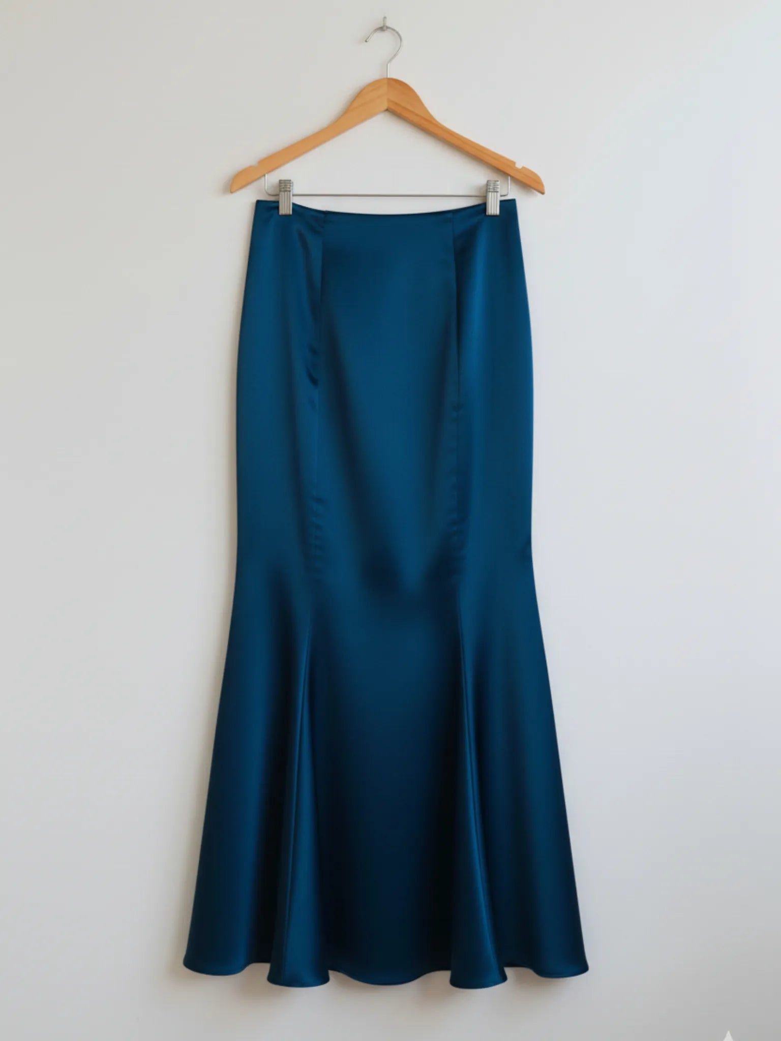 Fit and Flare Premium Silk Full Length Skirt in assorted colors