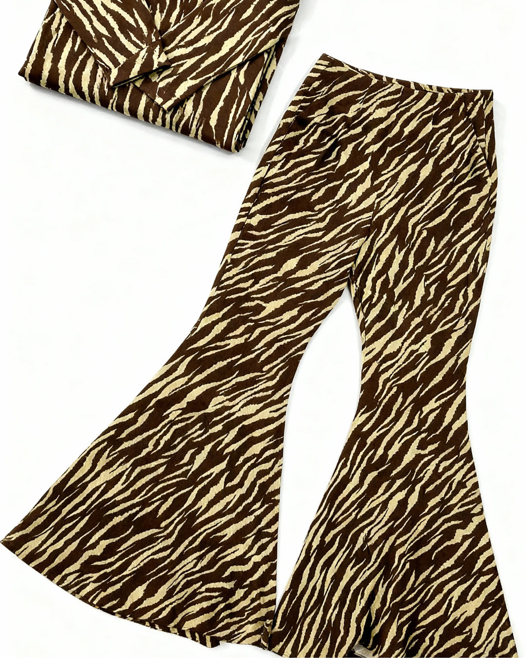 Flare Set in Zebra Print