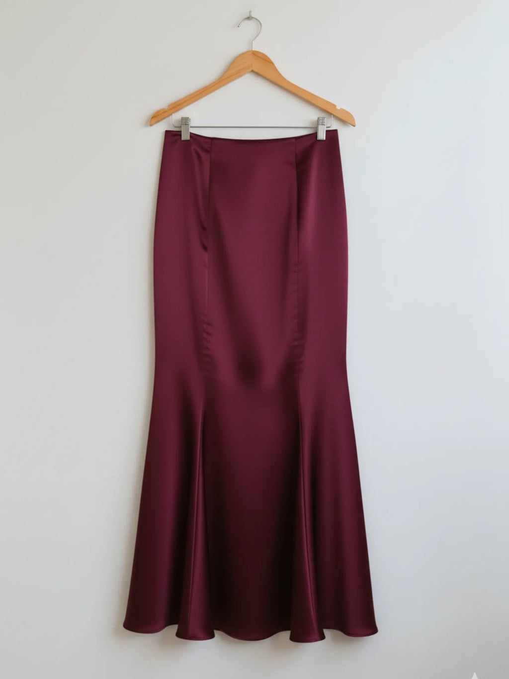 Fit and Flare Premium Silk Full Length Skirt in assorted colors