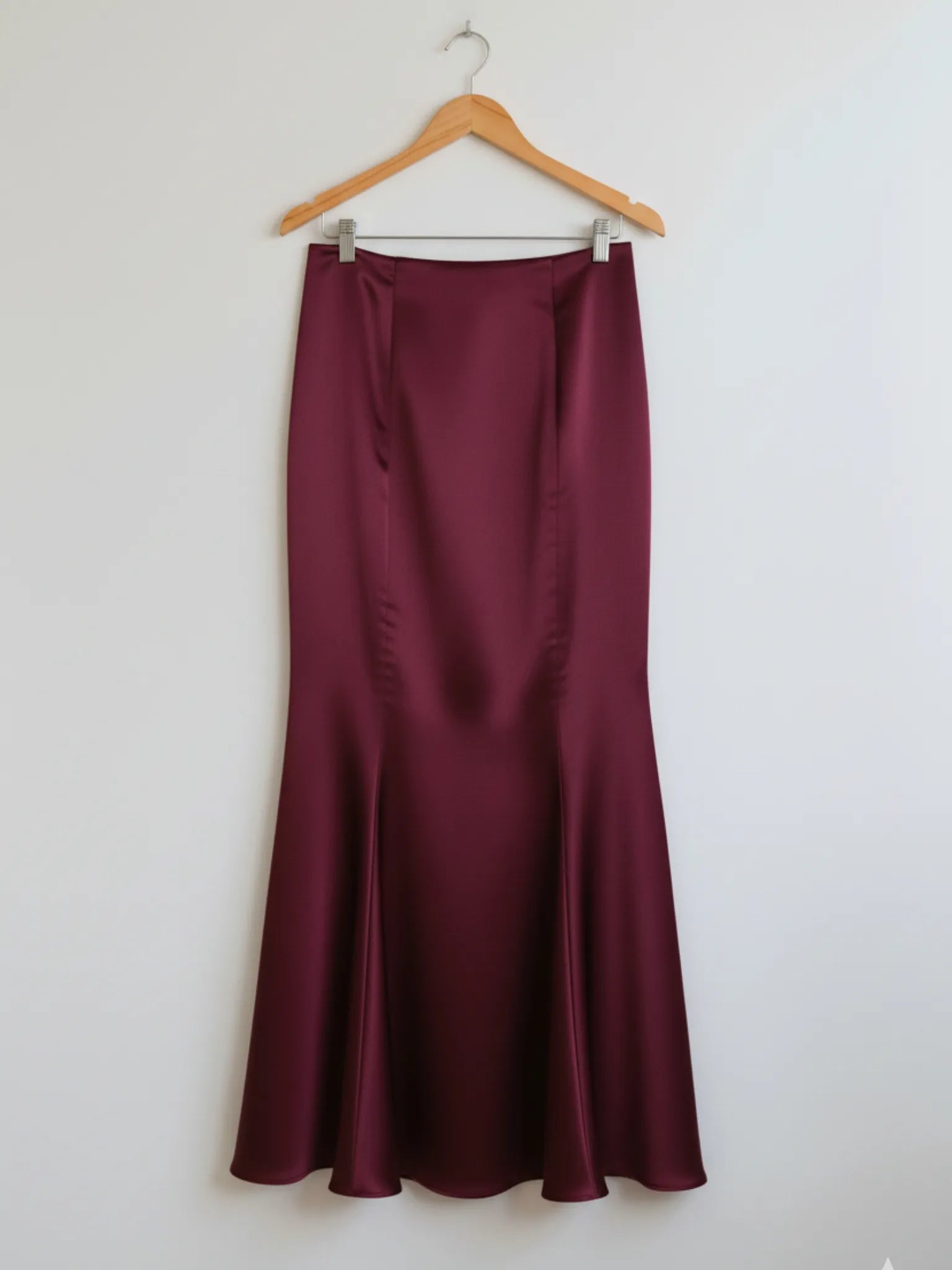 Fit and Flare Premium Silk Full Length Skirt in assorted colors