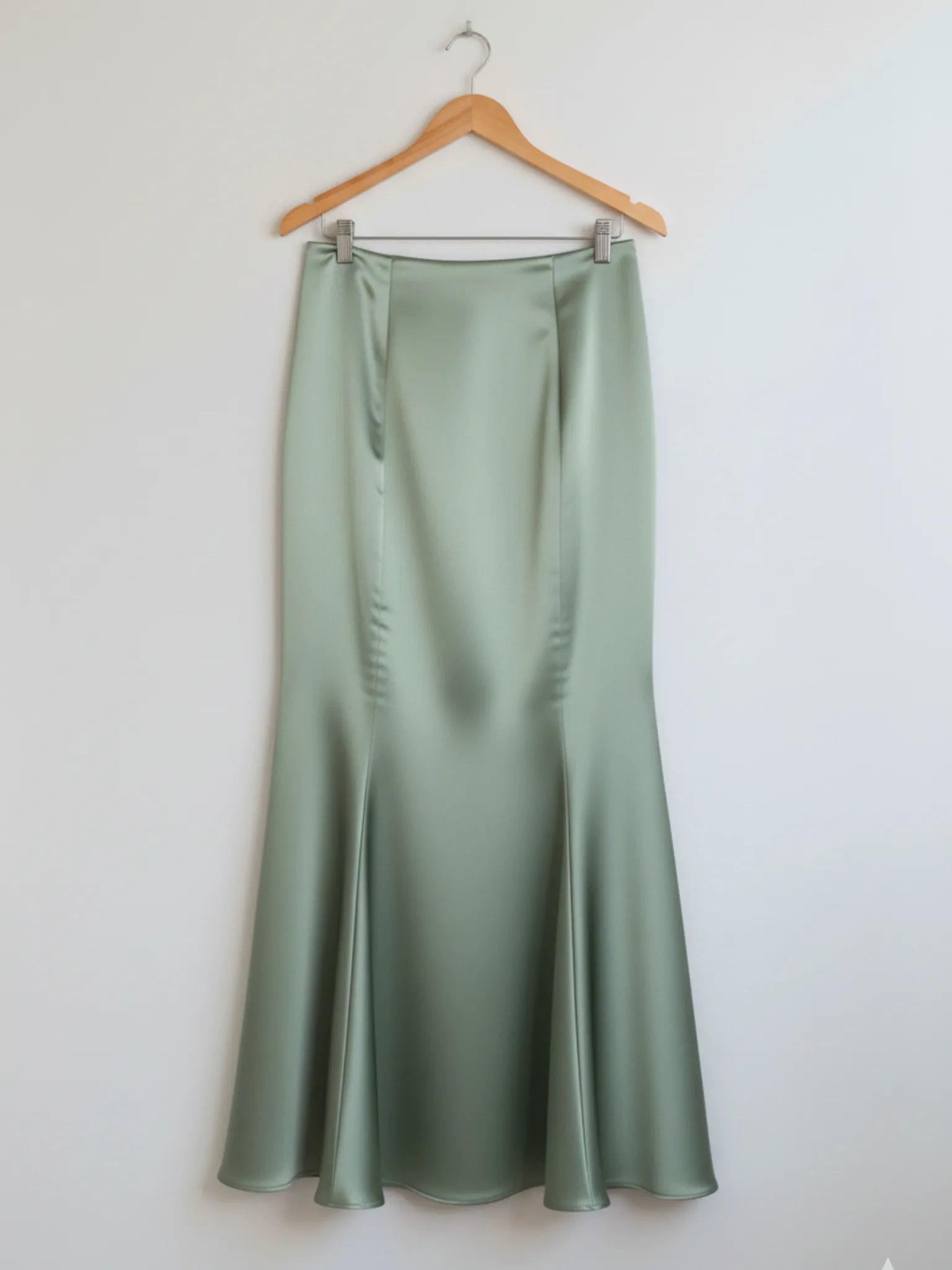Fit and Flare Premium Silk Full Length Skirt in assorted colors