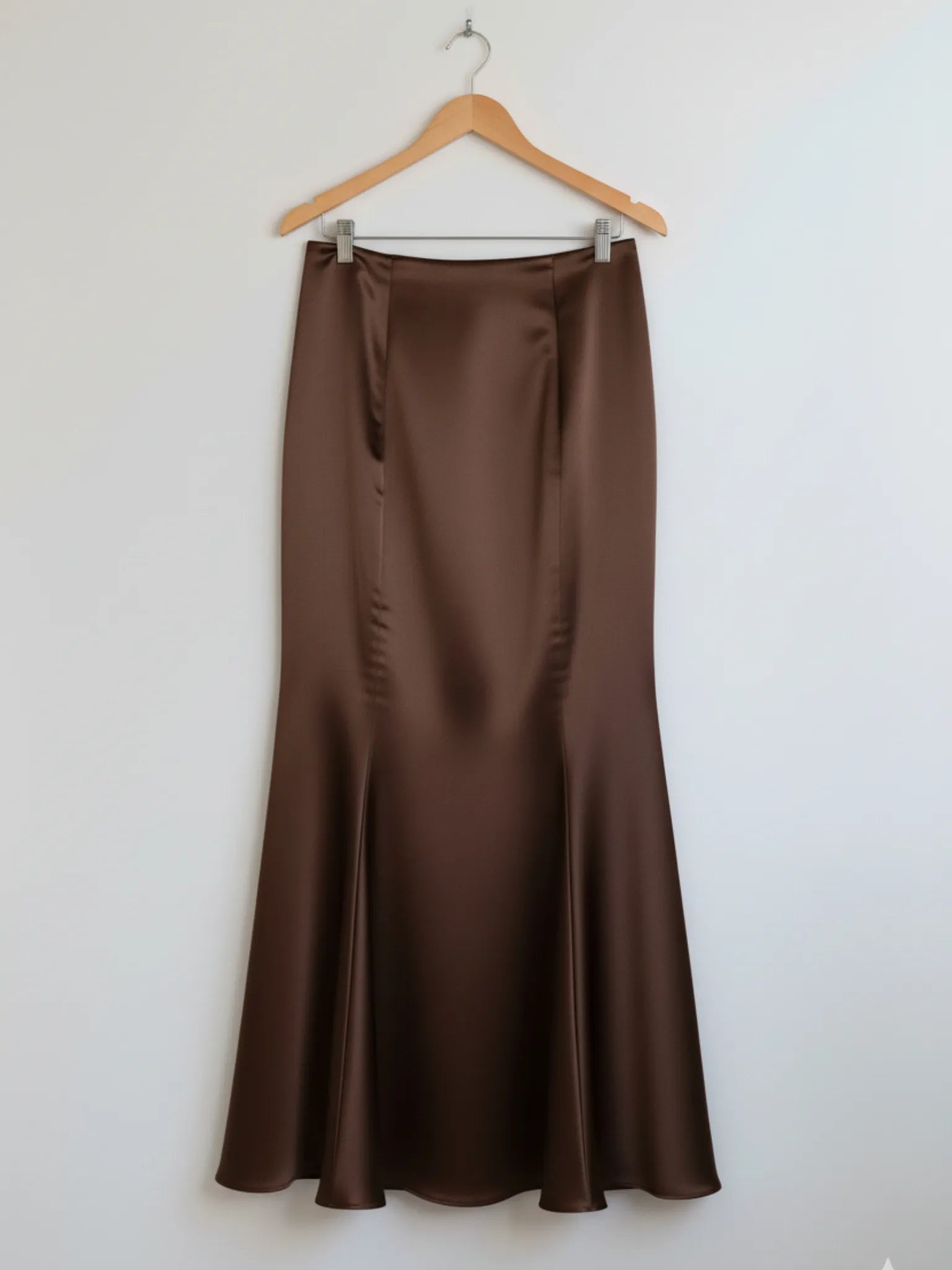 Fit and Flare Premium Silk Full Length Skirt in assorted colors