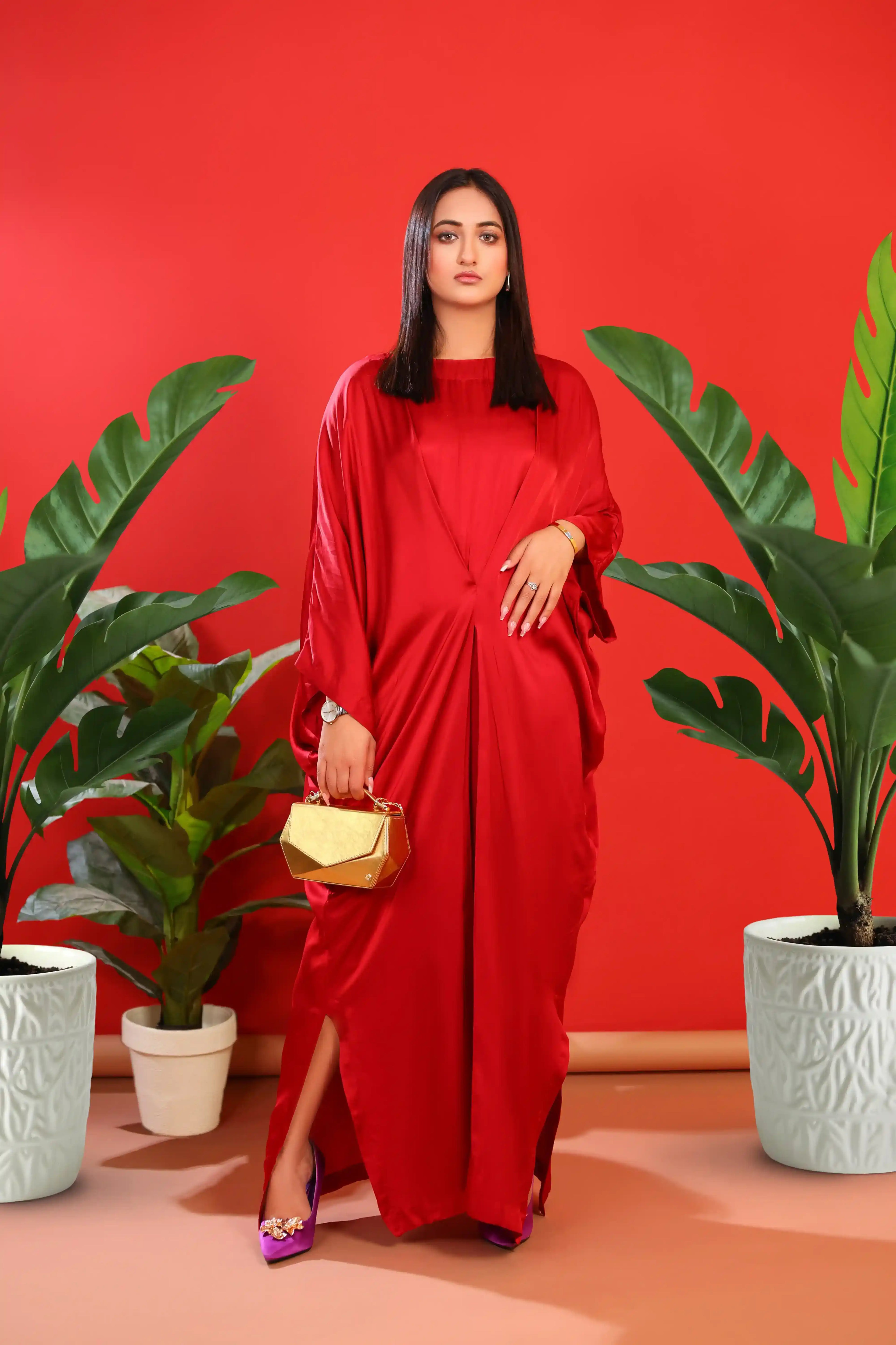 The Ruby Cascade Kaftan