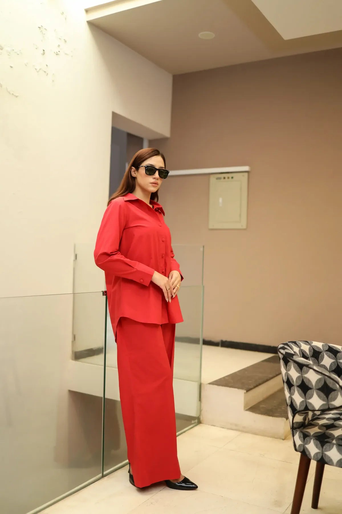 Relaxed Fit Shirt with Matching Pants