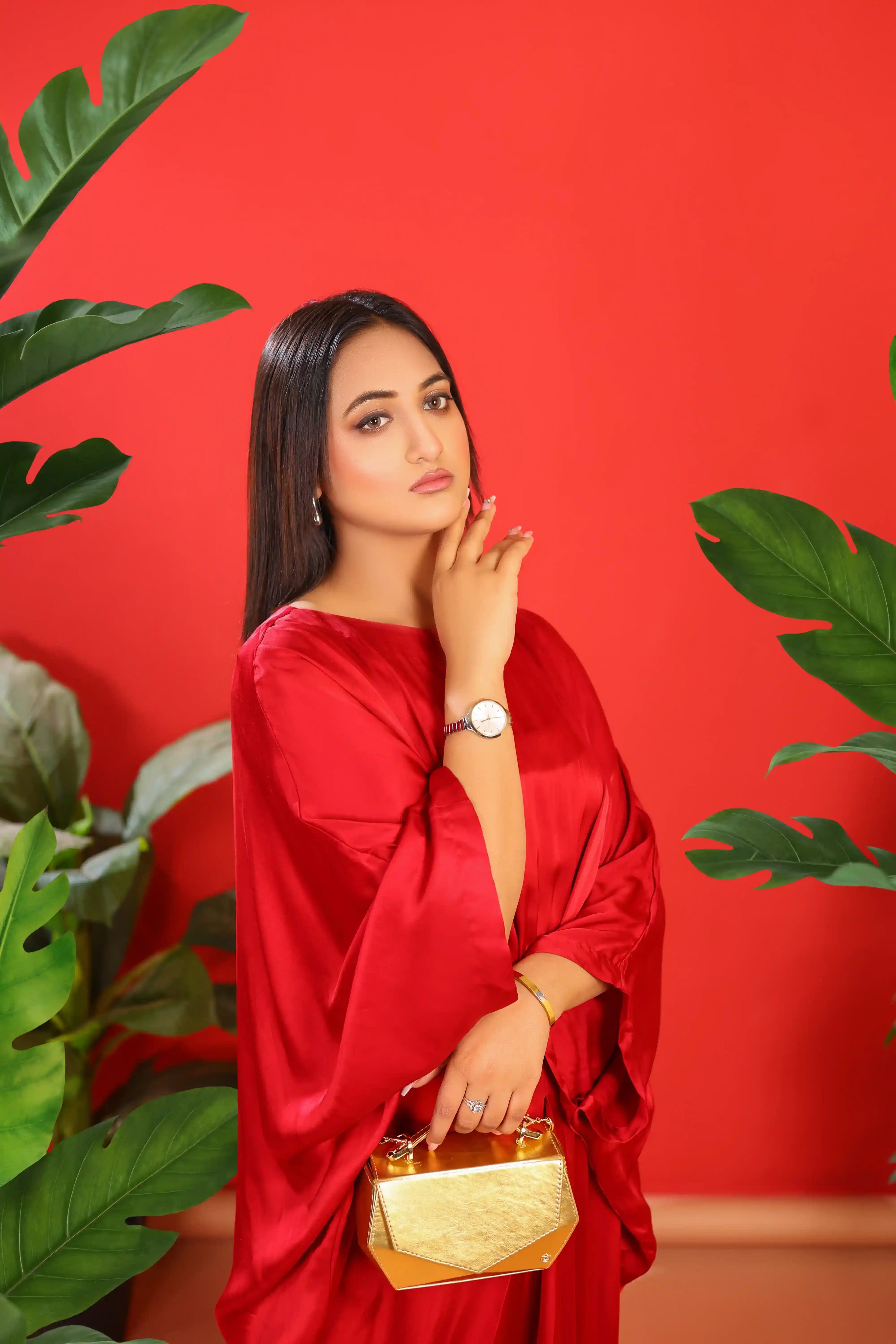The Ruby Cascade Kaftan