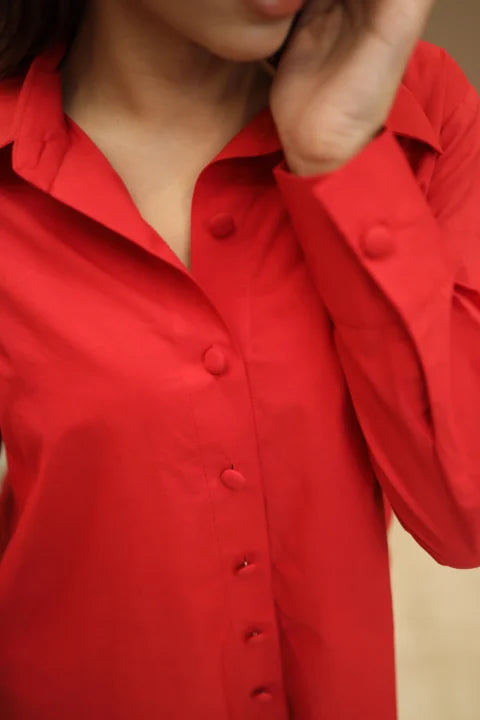 Relaxed Fit Shirt with Matching Pants